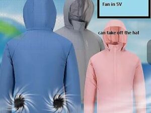 2024 New Design Battery Fan Set, Work Clothes with Fan in 5V