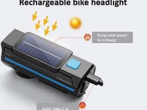 Rechargeable bike headlight
